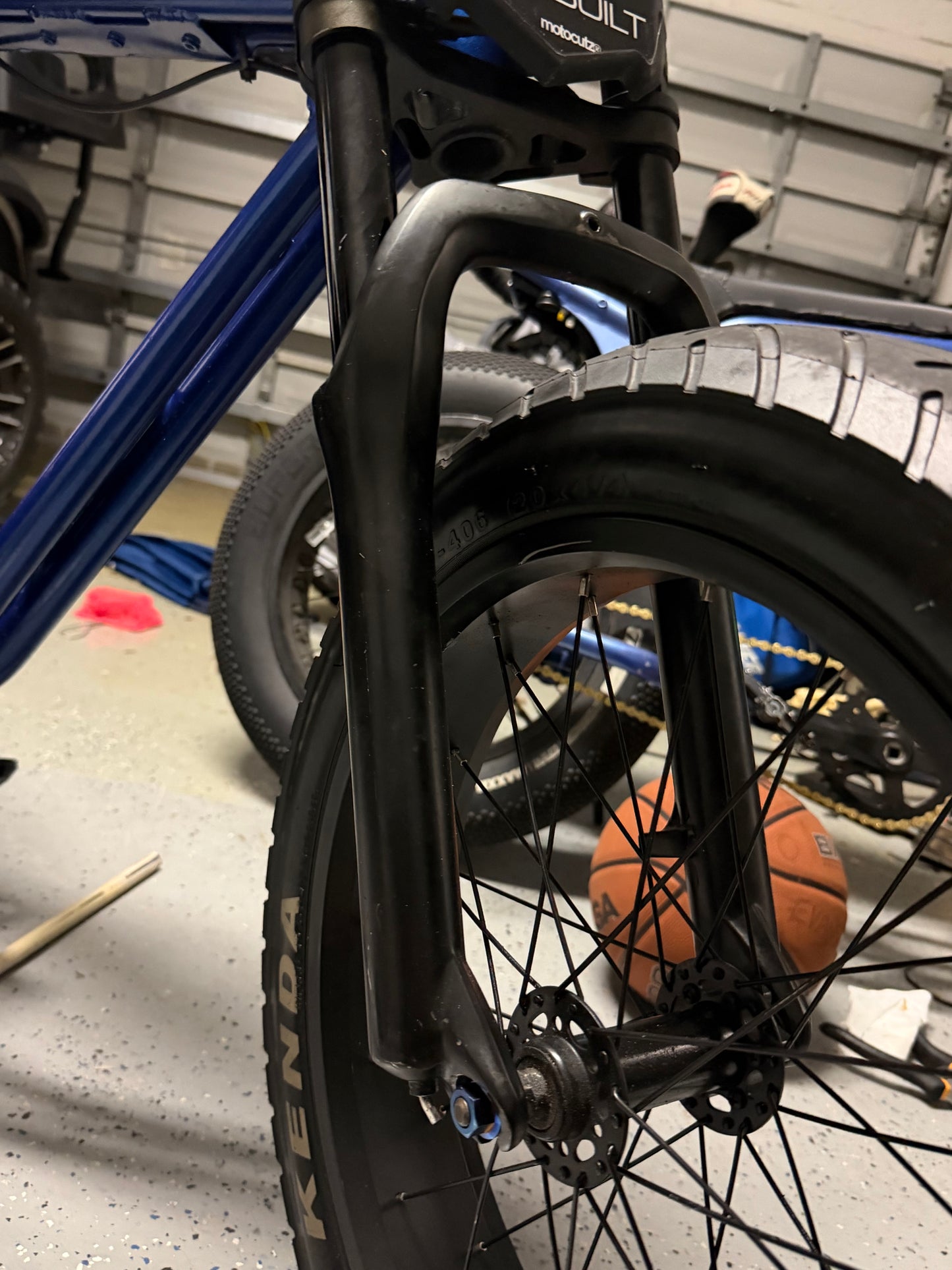 Front wheel axle super 73 titanium