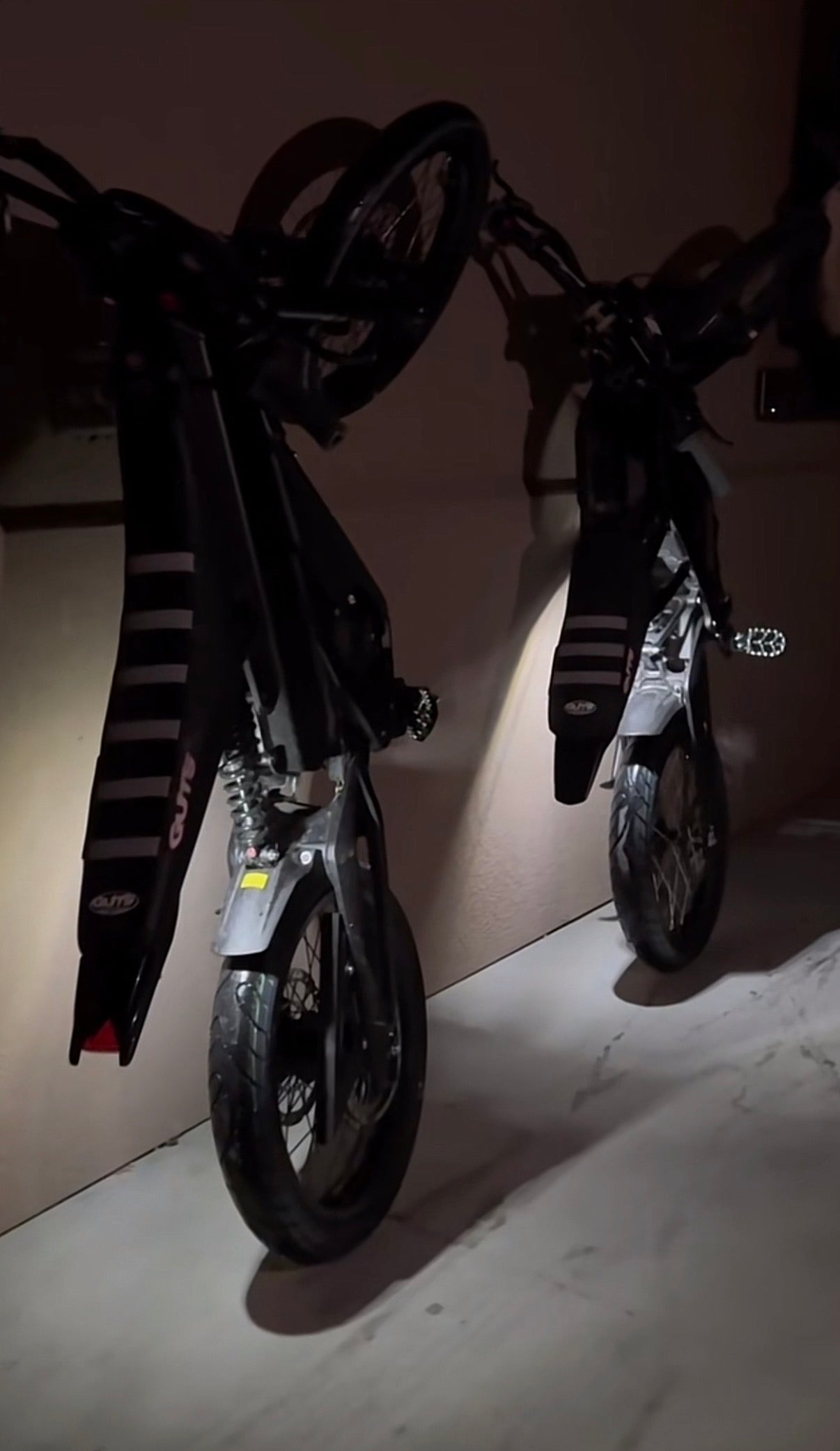 E-bike under glow