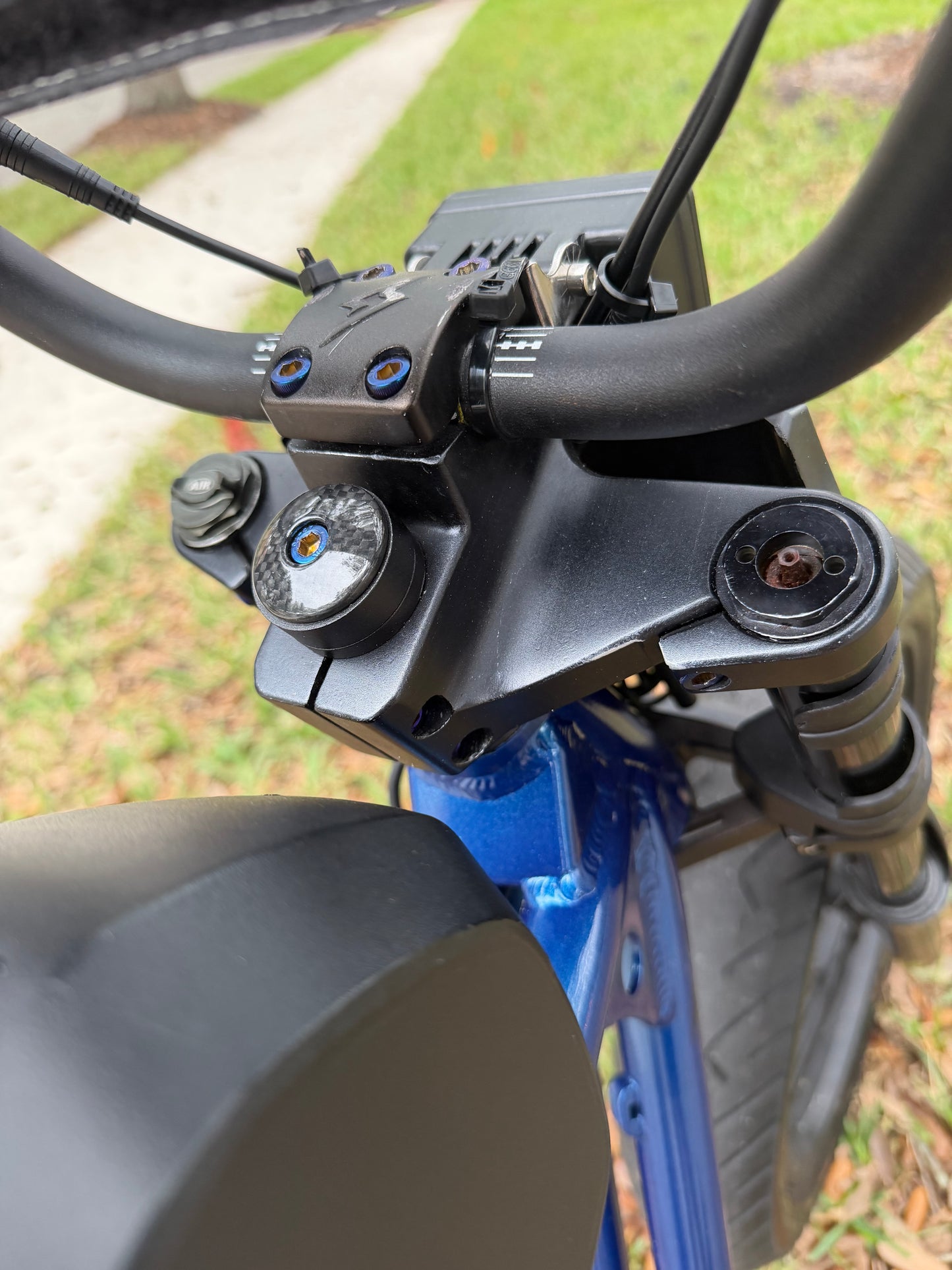 E-bike  front fork titanium ￼