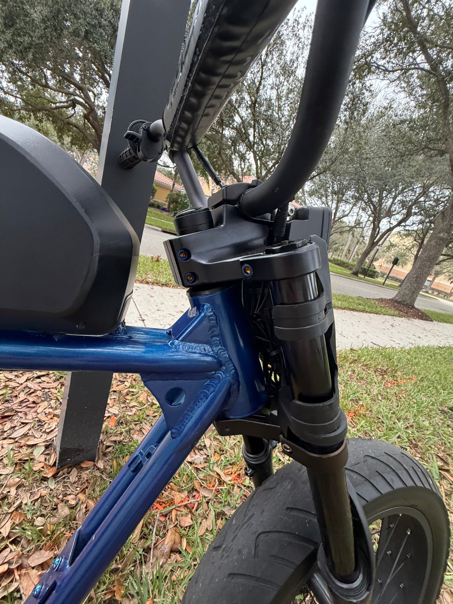 E-bike  front fork titanium ￼